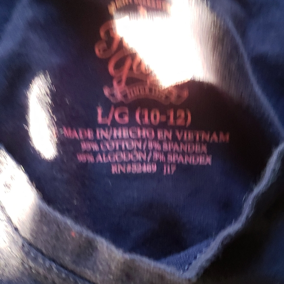 Faded glory blue with star shirt size 10/12 - Picture 4 of 7